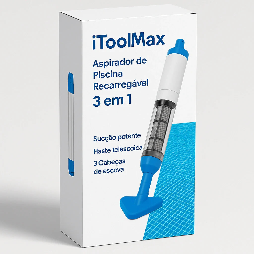iToolMax – Aspirador de Piscina Recarregável 3 em 1 Fc