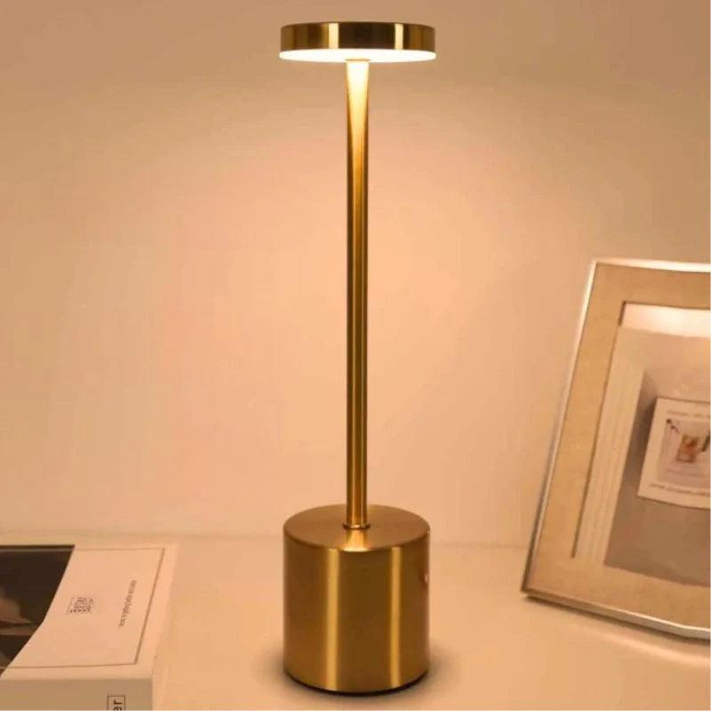 Luminária de Mesa Sem Fio | Bateria Recarregável e Iluminação Ajustável Abajur