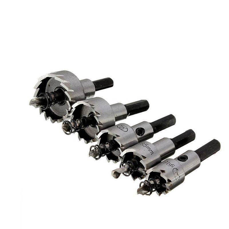 Fura Tudo - Titanium Dril ™ Kit 05 brocas serra copo