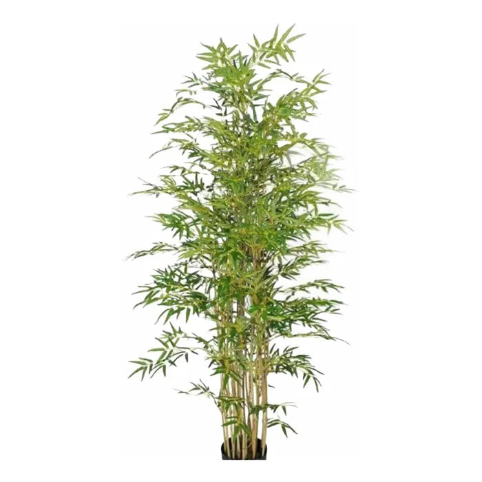 Kit 4 Planta Artificial Arvore Bambu Da Sorte 1.50cm Verde
