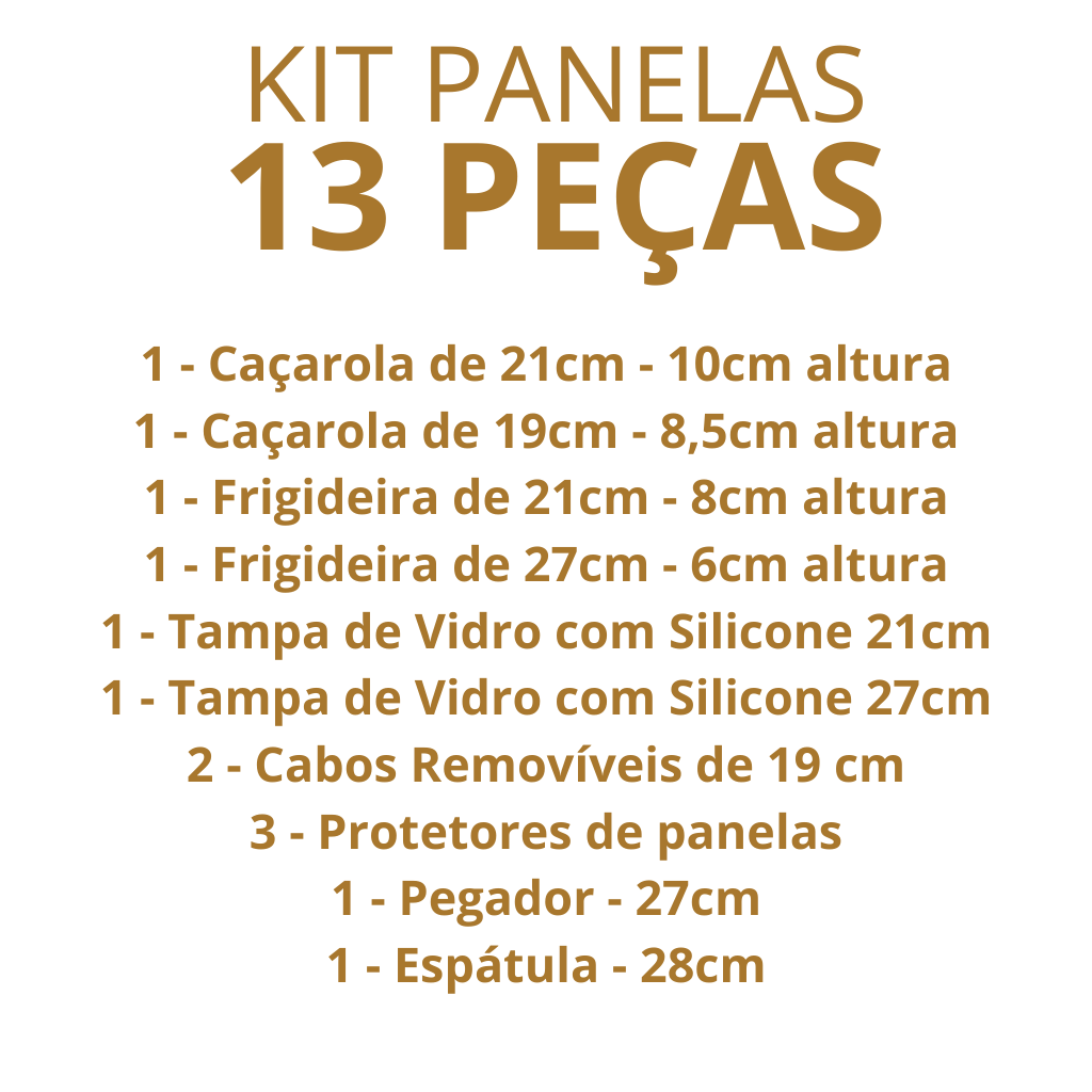 Kit Panelas Antiaderentes Premium com Cabo Removível – Edição Limitada