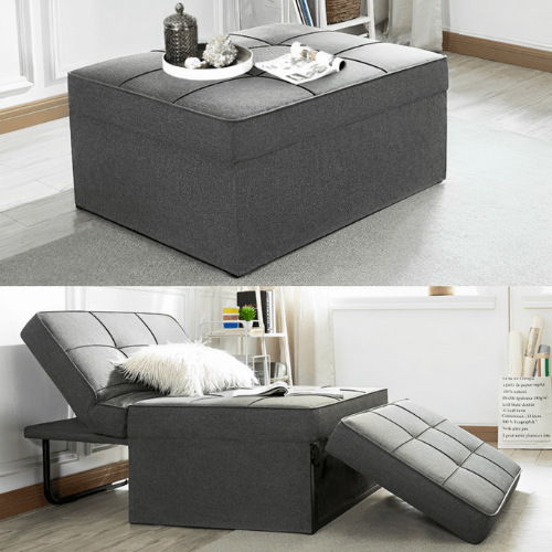 Puff Conforti Multifuncional 3 em 1 + Brinde