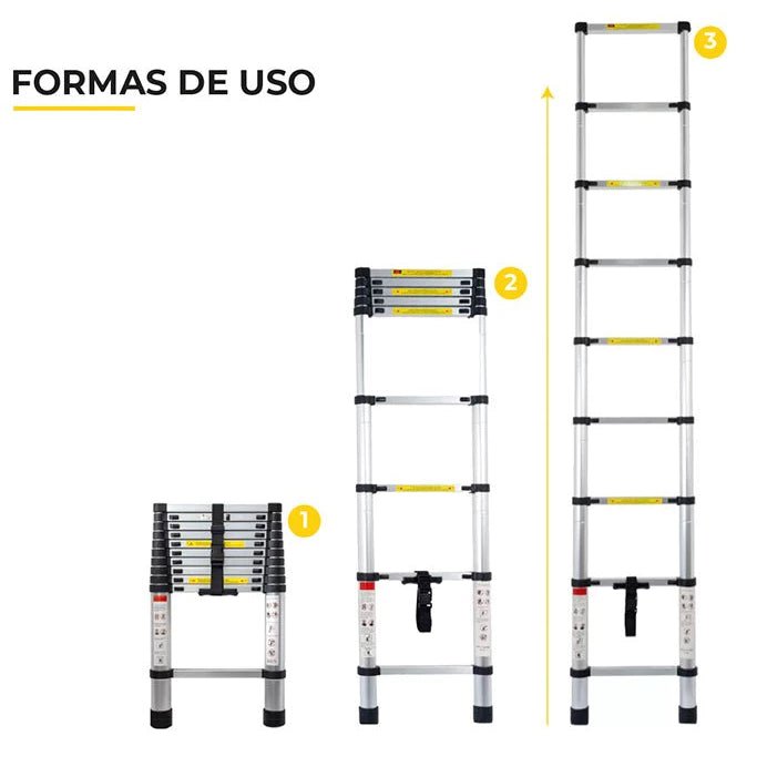 Escada Telescópica de Alumínio -