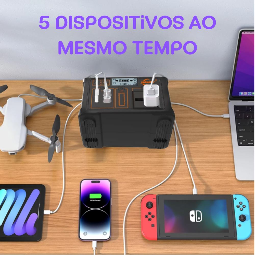 GERADOR DE ENERGIA PORTÁTIL TURBOMAX ORIGINAL