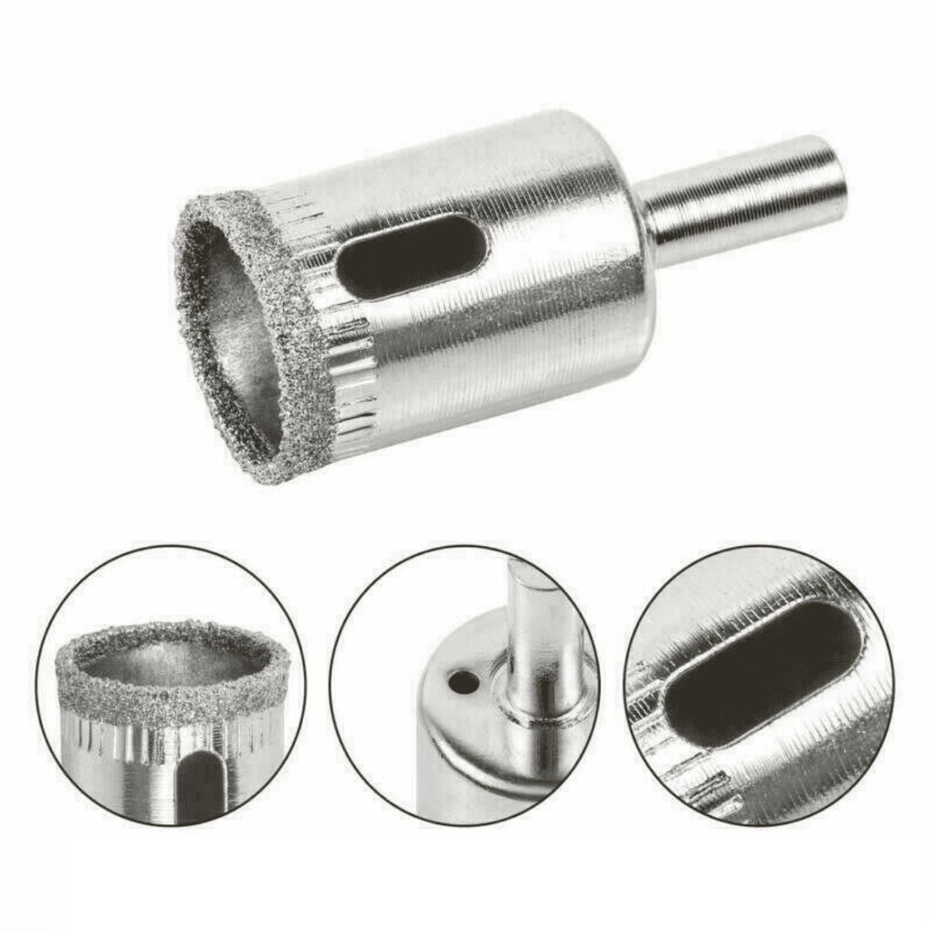 Kit 10 Bicos de Furo Diamantados - Brocas Serra Copo