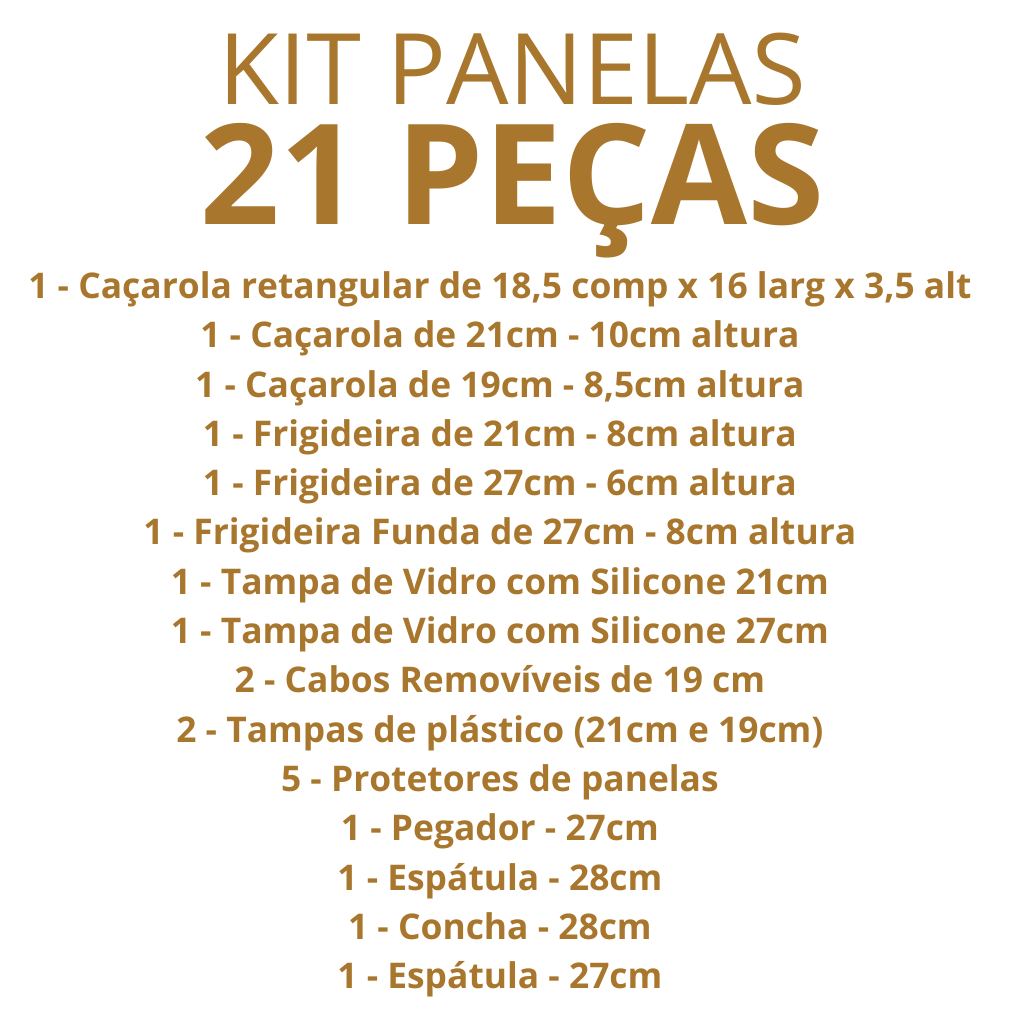 Kit Panelas Antiaderentes Premium com Cabo Removível – Edição Limitada