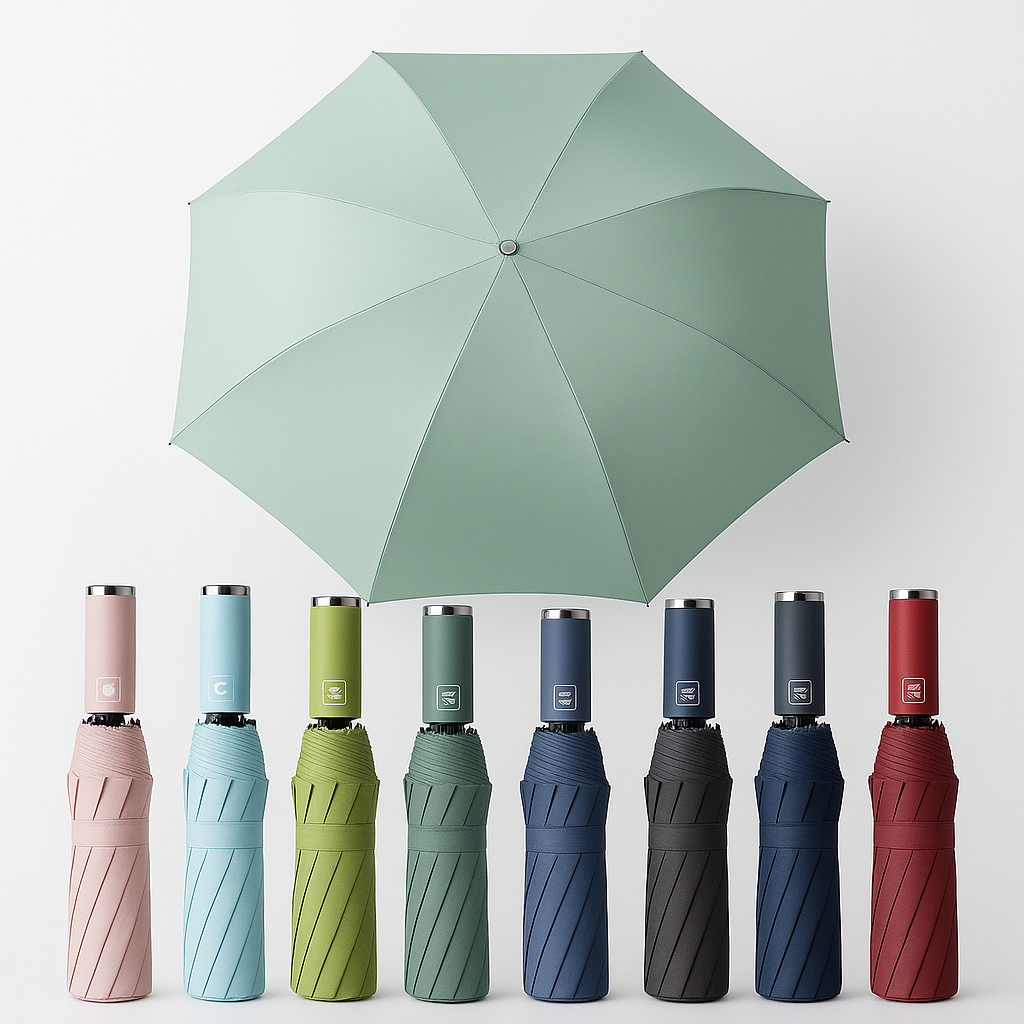 Guarda-Chuva Automático – Resistente ao Vento, Proteção Solar