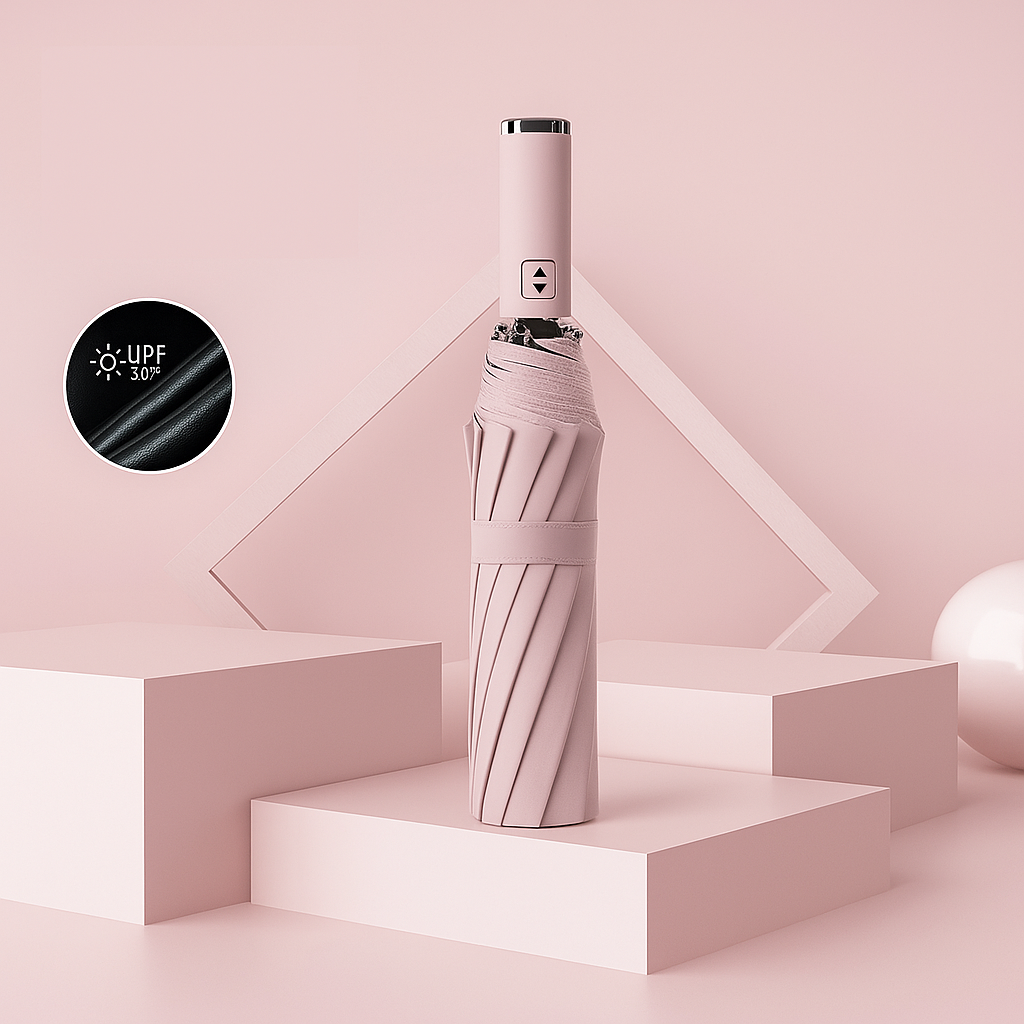 Guarda-Chuva Automático – Resistente ao Vento, Proteção Solar