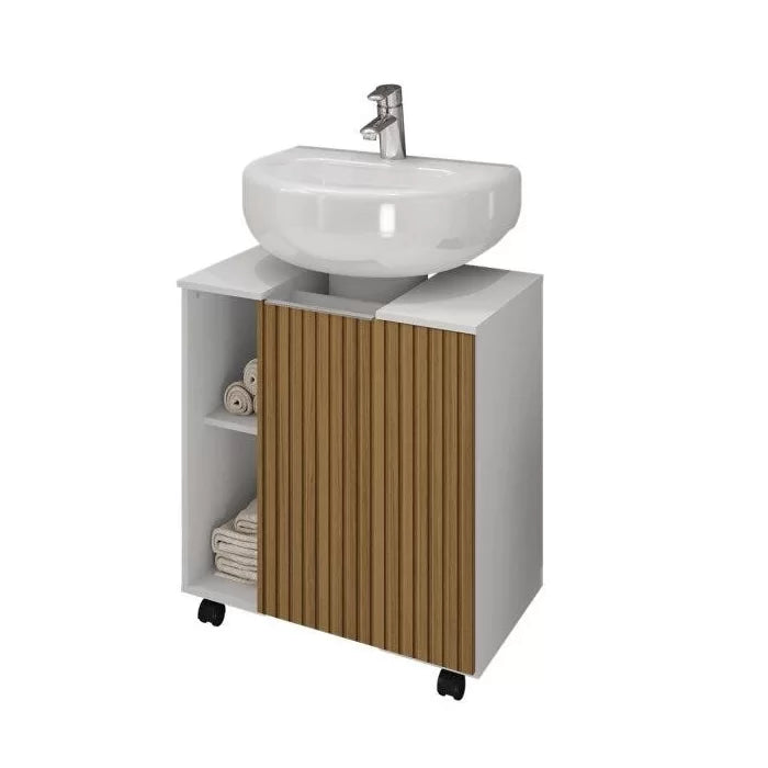 Gabinete De Banheiro 1 porta Ripado