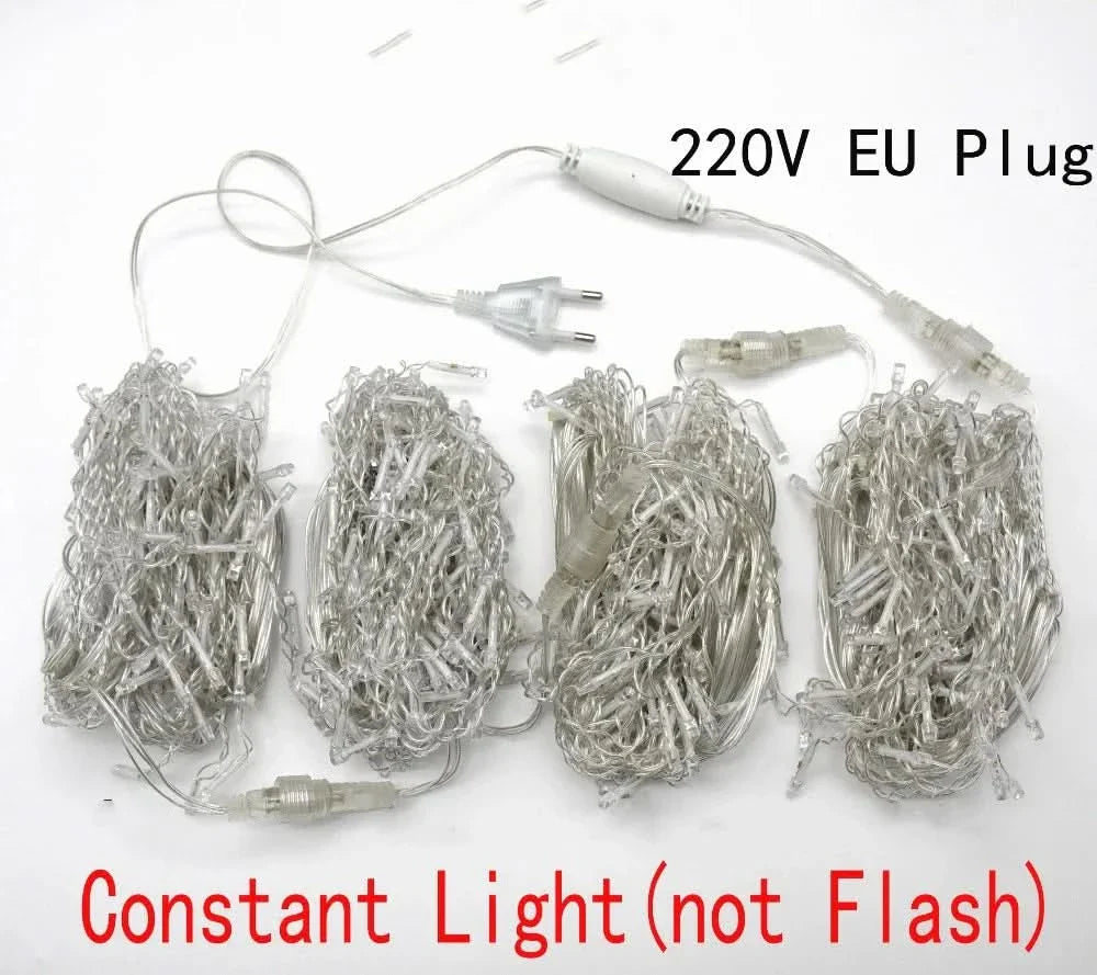 Cortina de Luzes LED Natalinas – Encanto e Magia para sua Casa