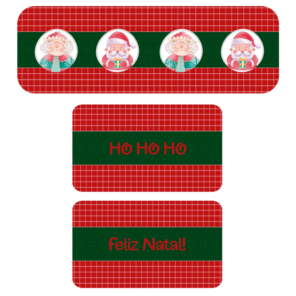 Kit Tapete Natal LuxoClean | Praticidade e Alegria para Receber a Família | Kit 3 Unidades