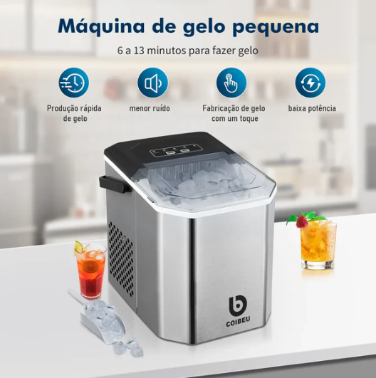 Smartice - Maquina de Gelo Portátil - Mês do Consumidor Bom Lar