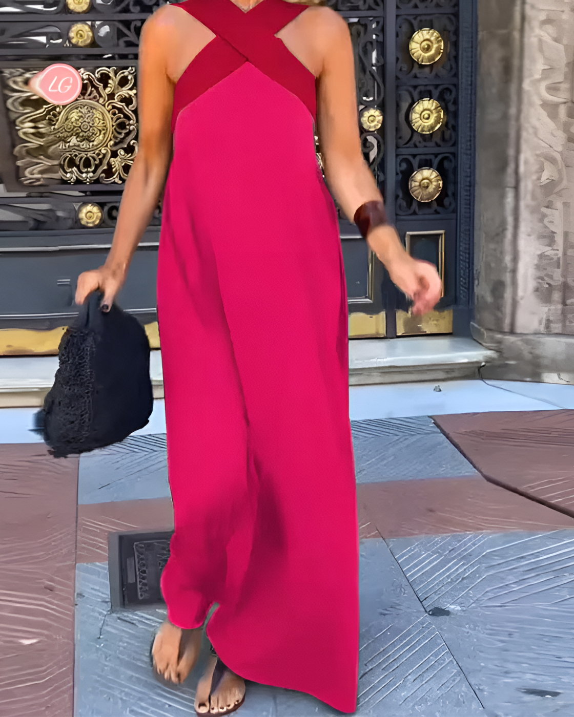 Vestido Diana | Sem Manga - Fresco e Soltinho (Estilo Italiano)