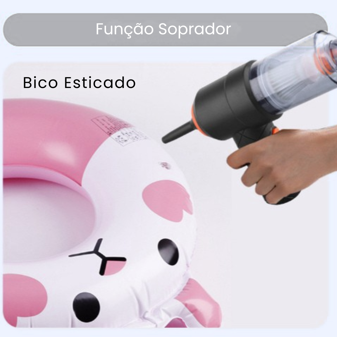 Mini Aspirador de Pó Portátil USB 2 em 1