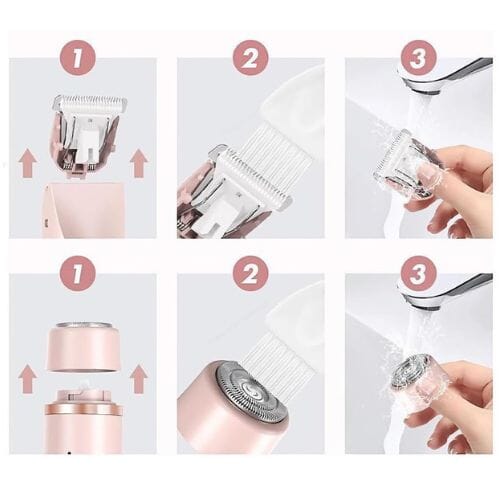 Depilador 2 em 1 (corporal e facial) à Prova D’Água