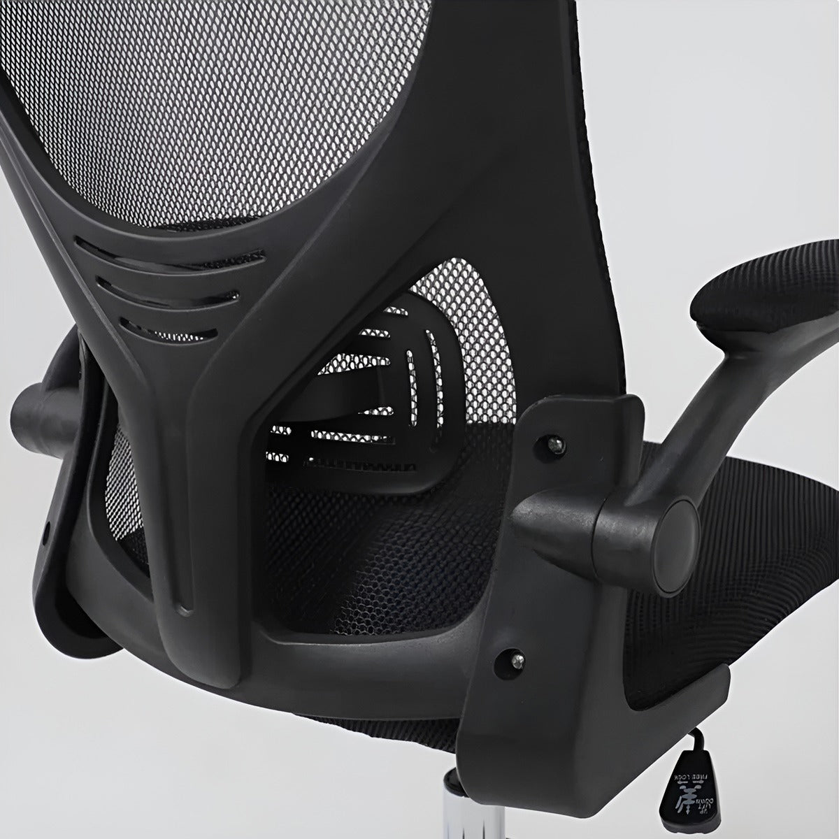 Kit 2 Cadeira De Escritório Giratória Preta Com Rodinhas Cor Preto