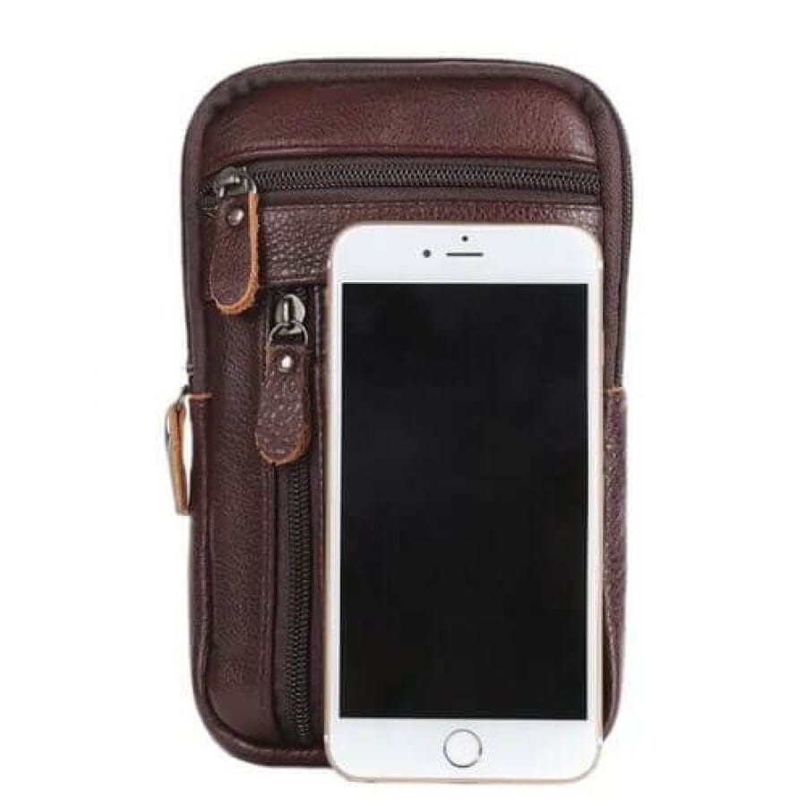 Bolsa Transversal Artesanal Couro Legítimo