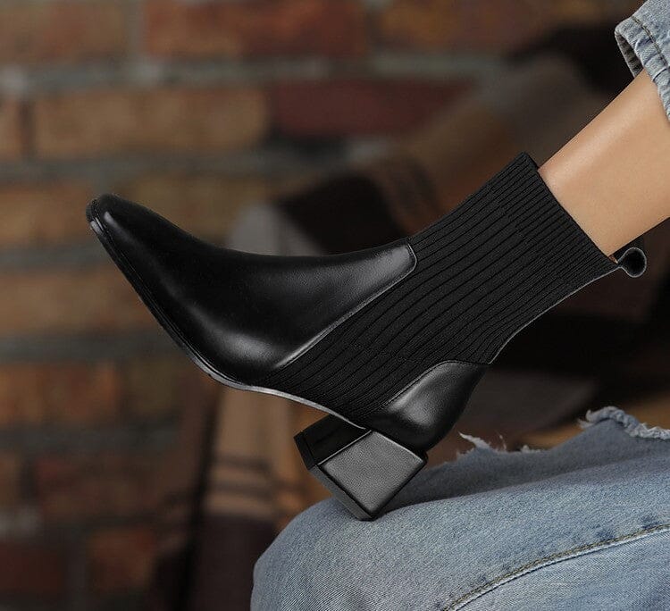 Bota Texana Feminina Cano Curto com Malha Dallas Western