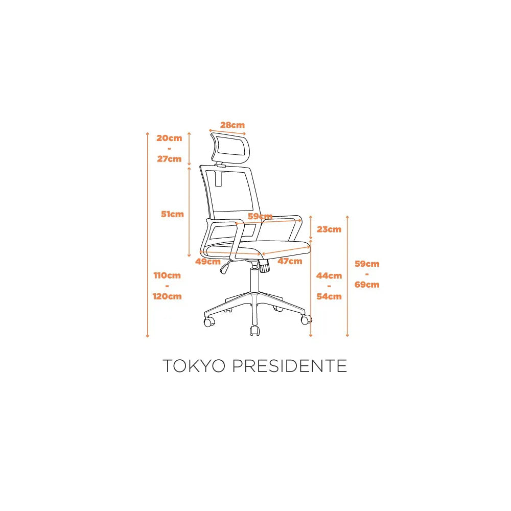 Cadeira para Escritório Ergonômica Presidente