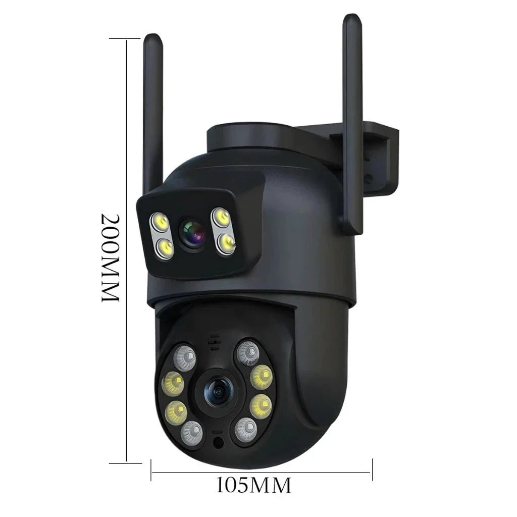 Câmera de Segurança Dupla IP66