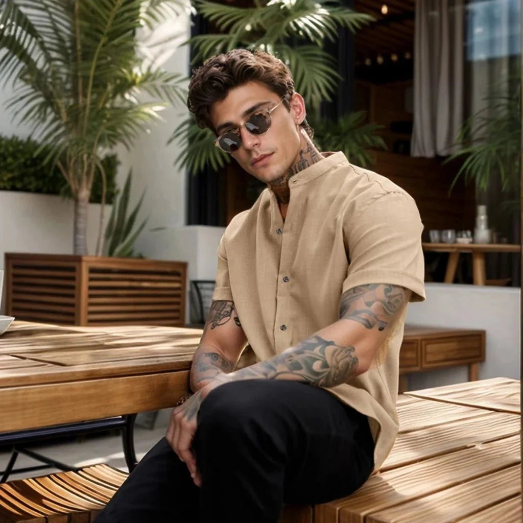 Camisa Social Gola Padre