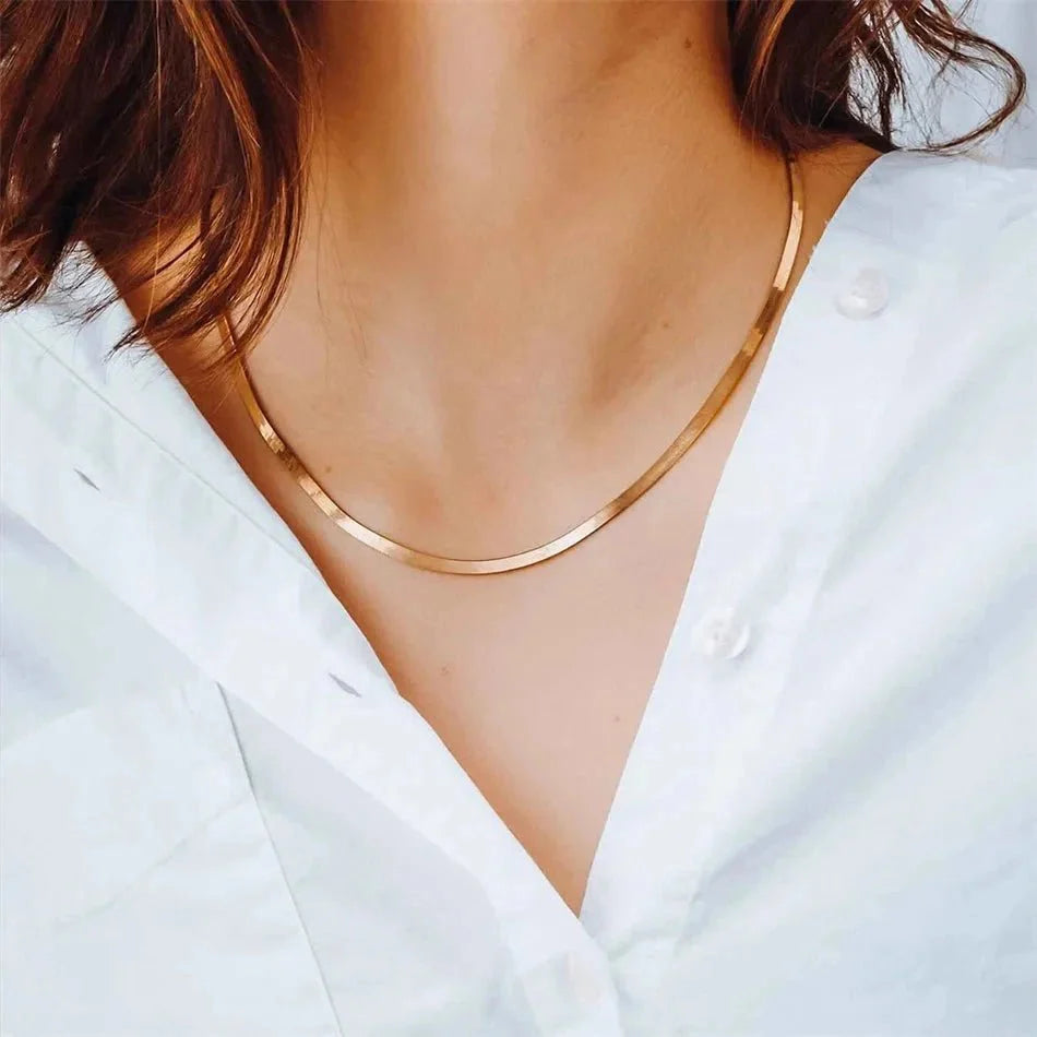 Colar de Malha Banhado a Ouro 18k