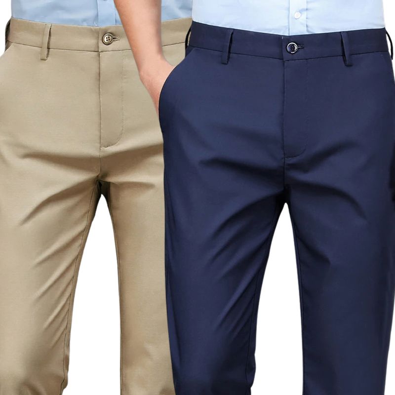 COMPRE 1 E LEVE 2 | Calça Social Clássica Alfaiataria Gentleman 2025 + Brinde Cinto Social Couro