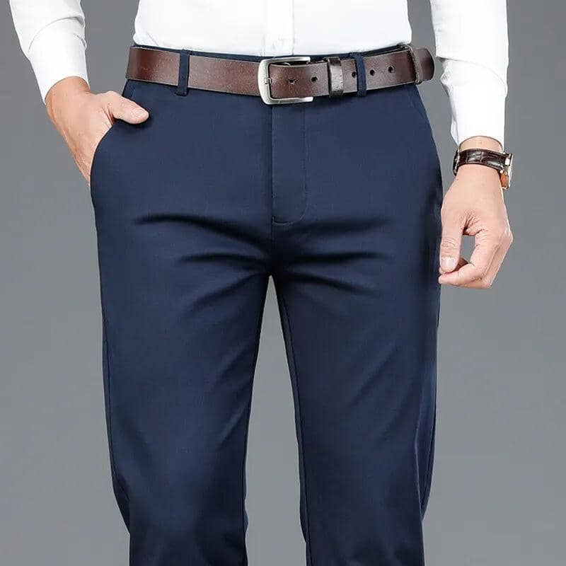 COMPRE 1 E LEVE 2 | Calça Social Clássica Alfaiataria Gentleman 2025 + Brinde Cinto Social Couro