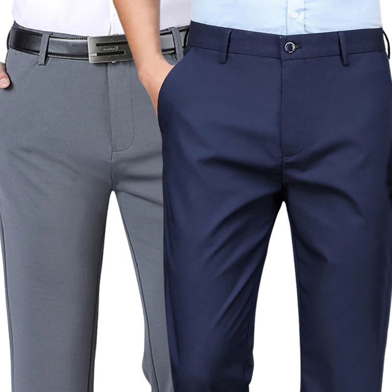 COMPRE 1 E LEVE 2 | Calça Social Clássica Alfaiataria Gentleman 2025 + Brinde Cinto Social Couro