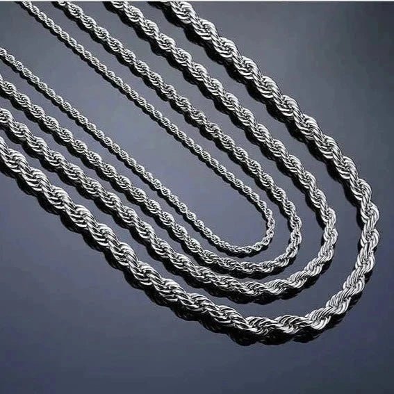 Corrente Trançada Folheada a Ouro