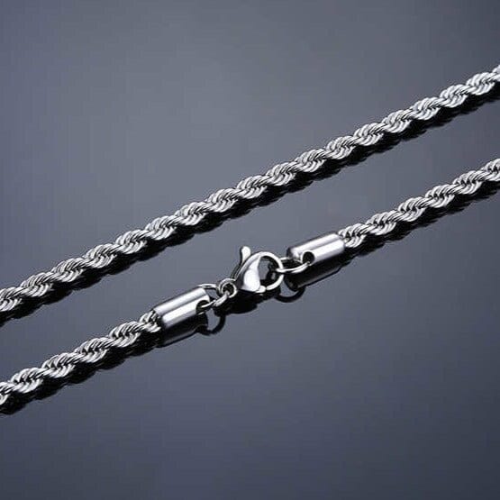 Corrente Trançada Folheada a Ouro