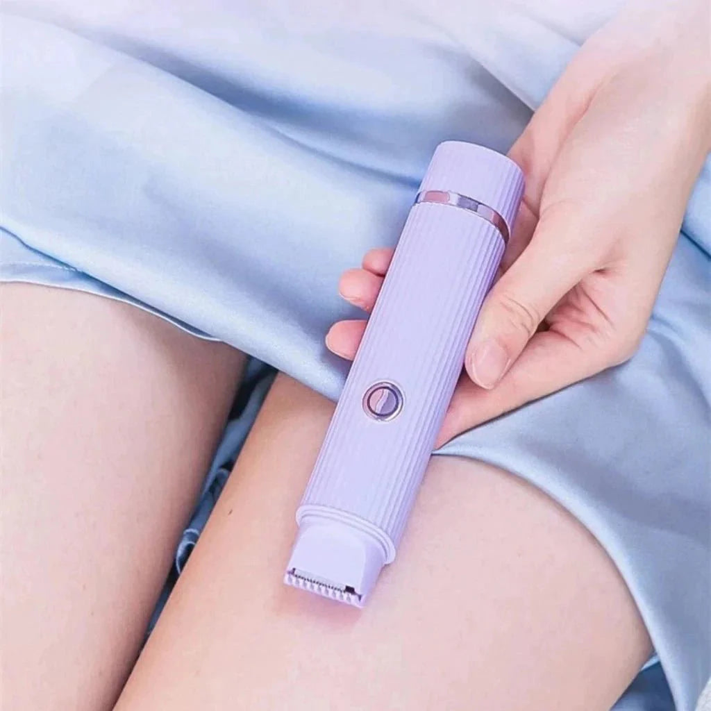 Depilador Elétrico Recarregável com Navalha Dupla