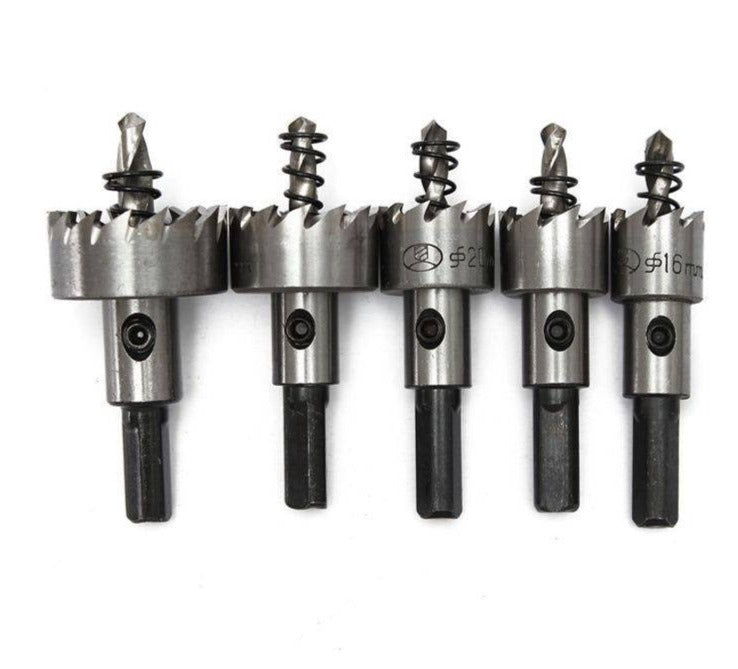 Fura Tudo - Titanium Dril ™ Kit 05 brocas serra copo