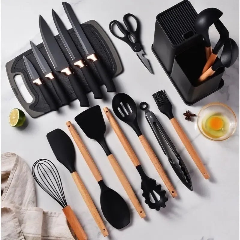 Kit Luxo 19 Peças para Sua Cozinha Organizada e Sofisticada