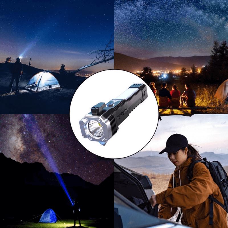 Lanterna Tática Indestrutível 4 em 1 - Ultra Potência