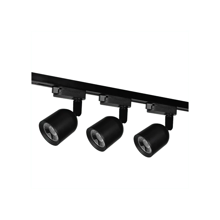 Trilho 3 Spots Led Bivolt 27w 3000k Preto