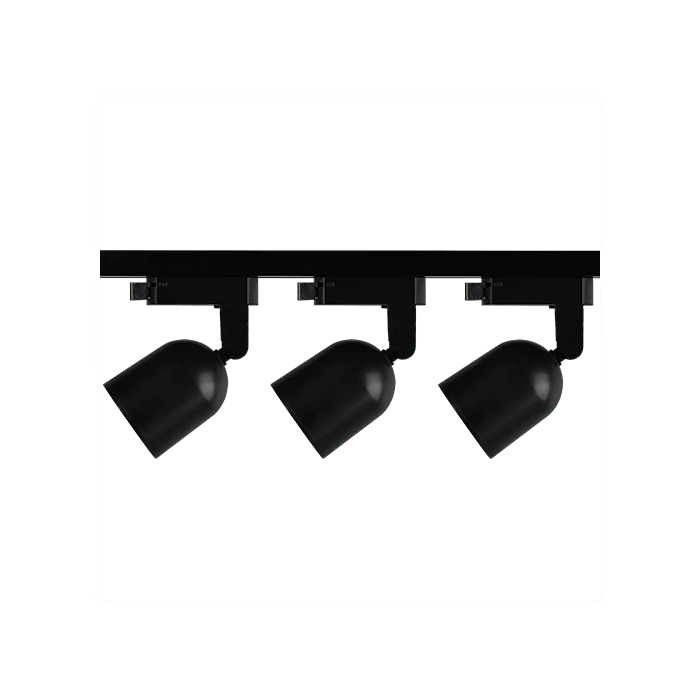 Trilho 3 Spots Led Bivolt 27w 3000k Preto