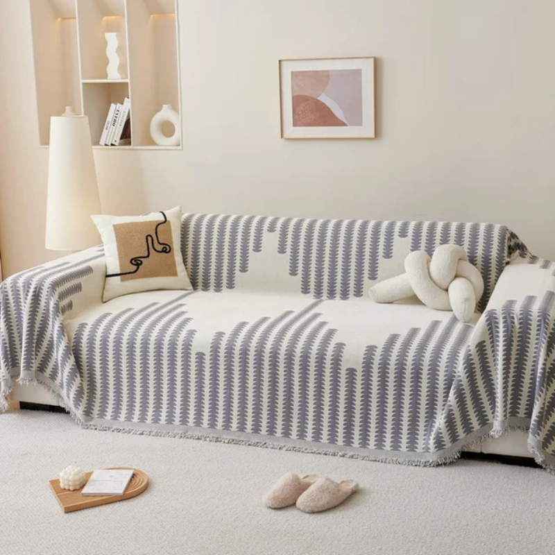 Capa Manta de Sofá Chenille Spmx