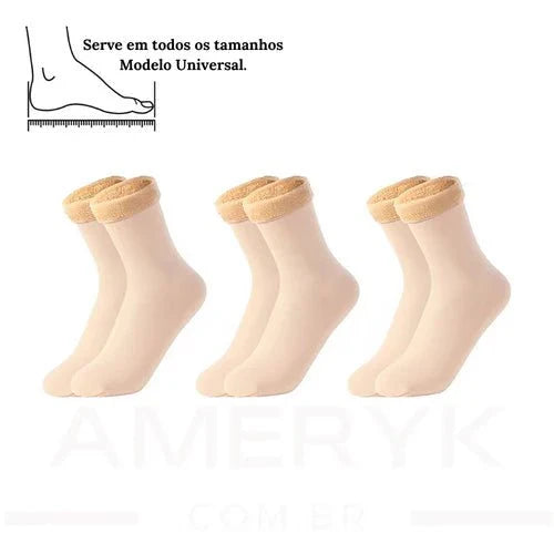 Meias Forradas - PelĂșcia Baumont (Compre 3 LEVE 6)