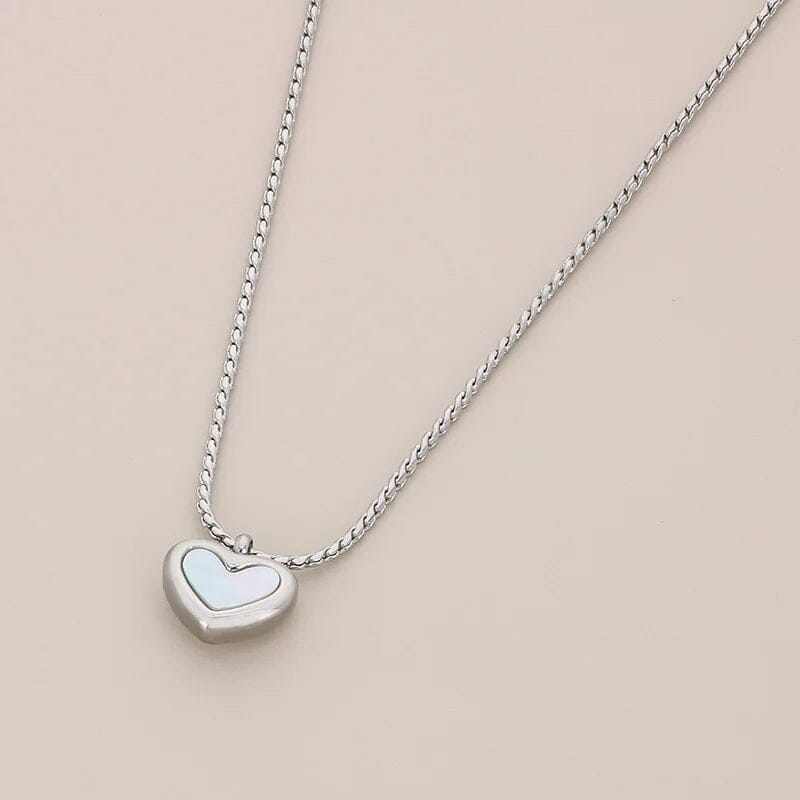 Para Minha Filha - Colar Coração Pérola Banhado a Ouro 18k