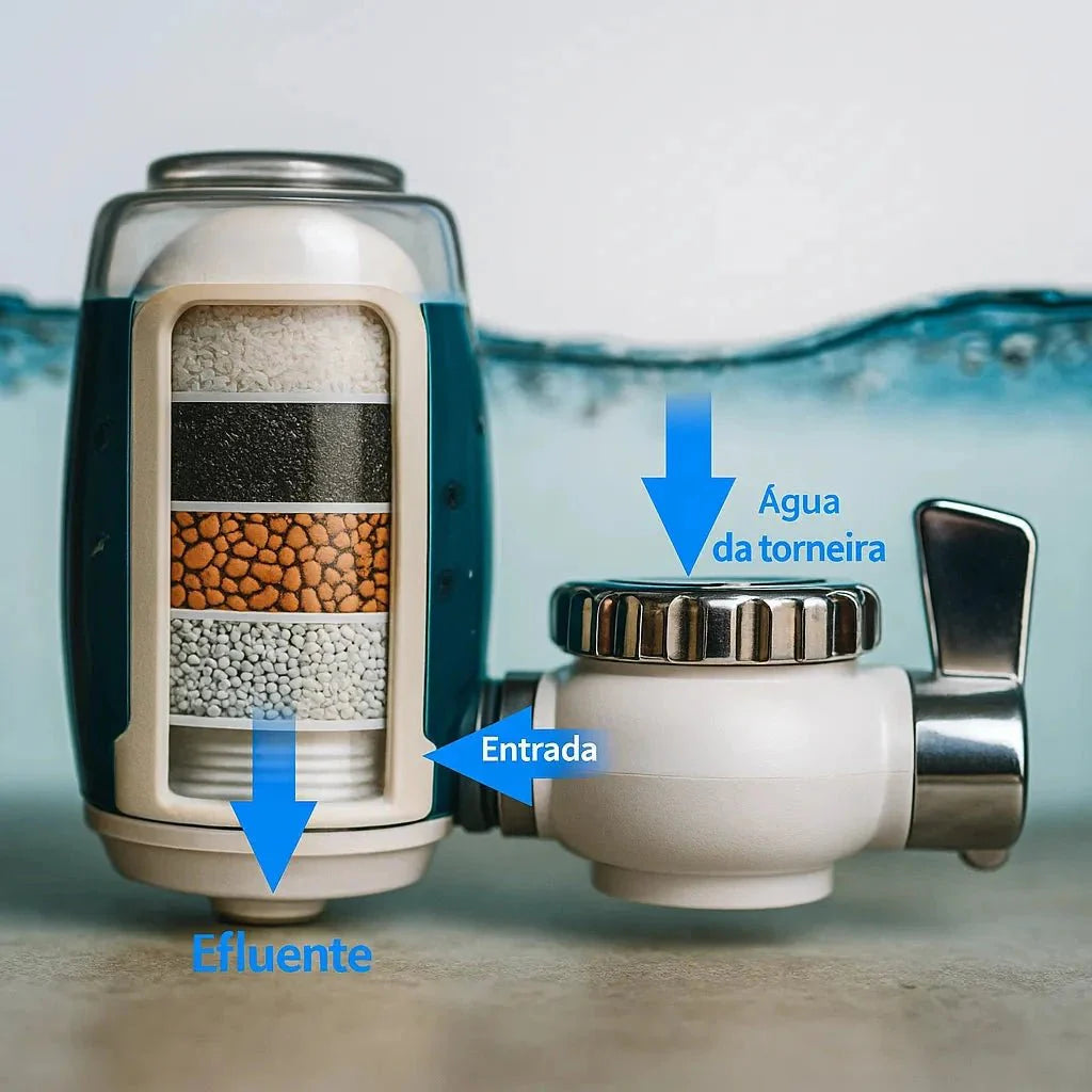 Purificador Filtro de Água para Torneira - AquaShield
