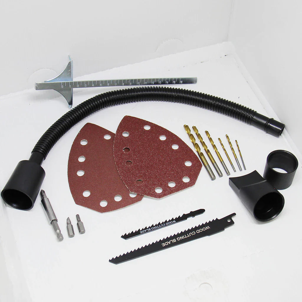 Kit 10 em 1 Parafusadeira Furadeira Lixadeira Serra Martelete Elétrico Espatulas + 2 Brindes Exclusivos