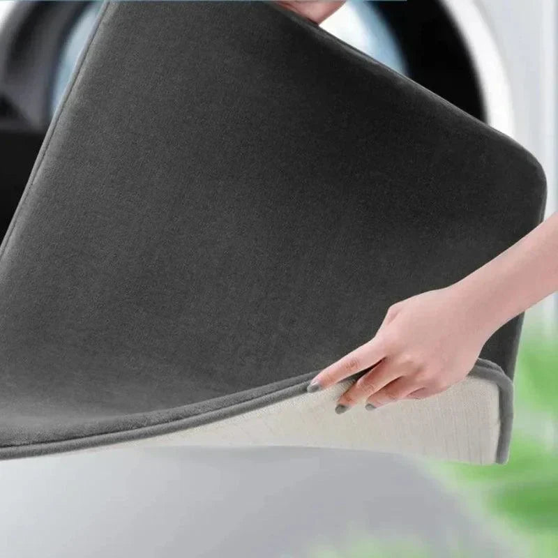 Tapete Coral Veludo Antiderrapante e Absorvente