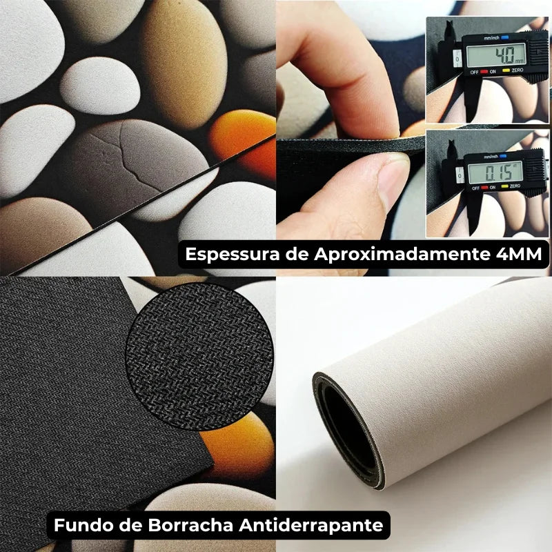 Tapete de Banheiro Minimalista de Secagem Rápida e Alta Absorção