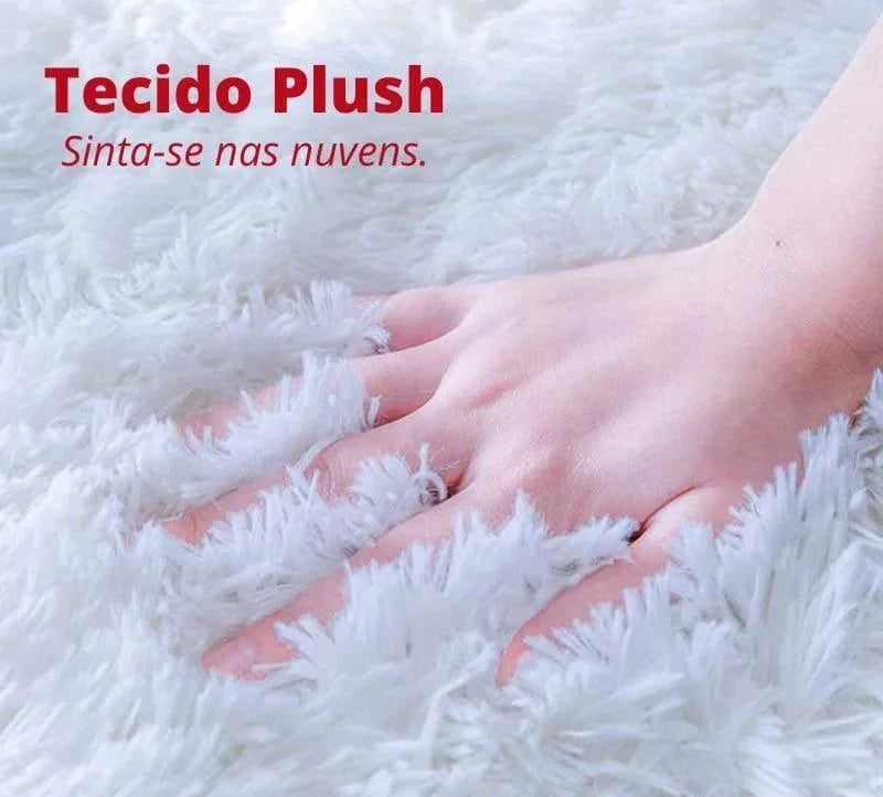 Tapete Liso Soft Felpudo Creme