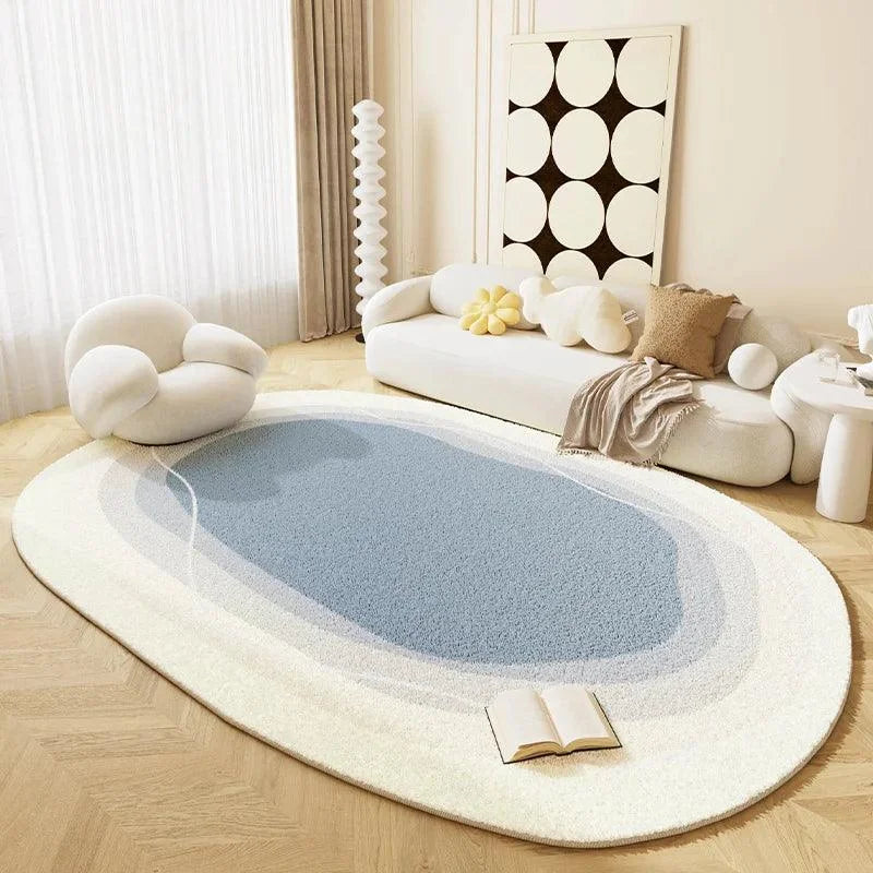 Tapete Luxuoso de Formato Irregular Confort Moderno