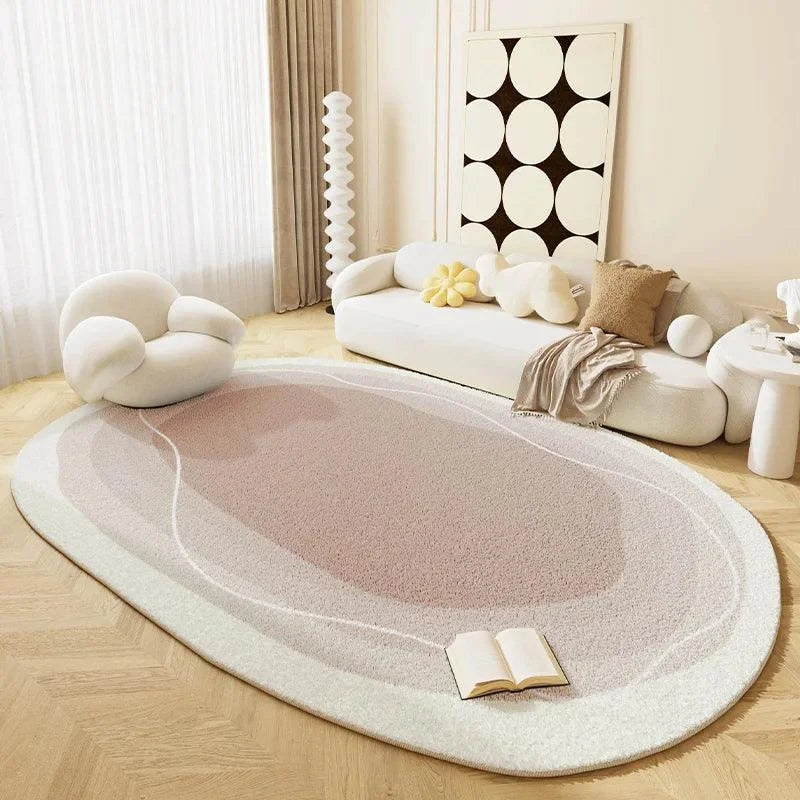 Tapete Luxuoso de Formato Irregular Confort Moderno
