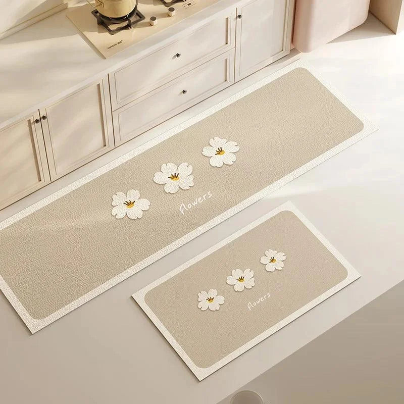 Tapete Moderno e Impermeável Antiderrapante para Cozinha