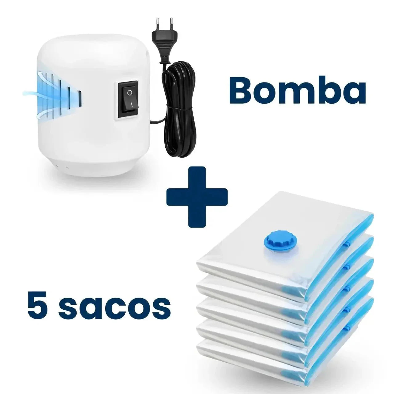 Vacuum Pro – Kit Compactador com Bomba Elétrica