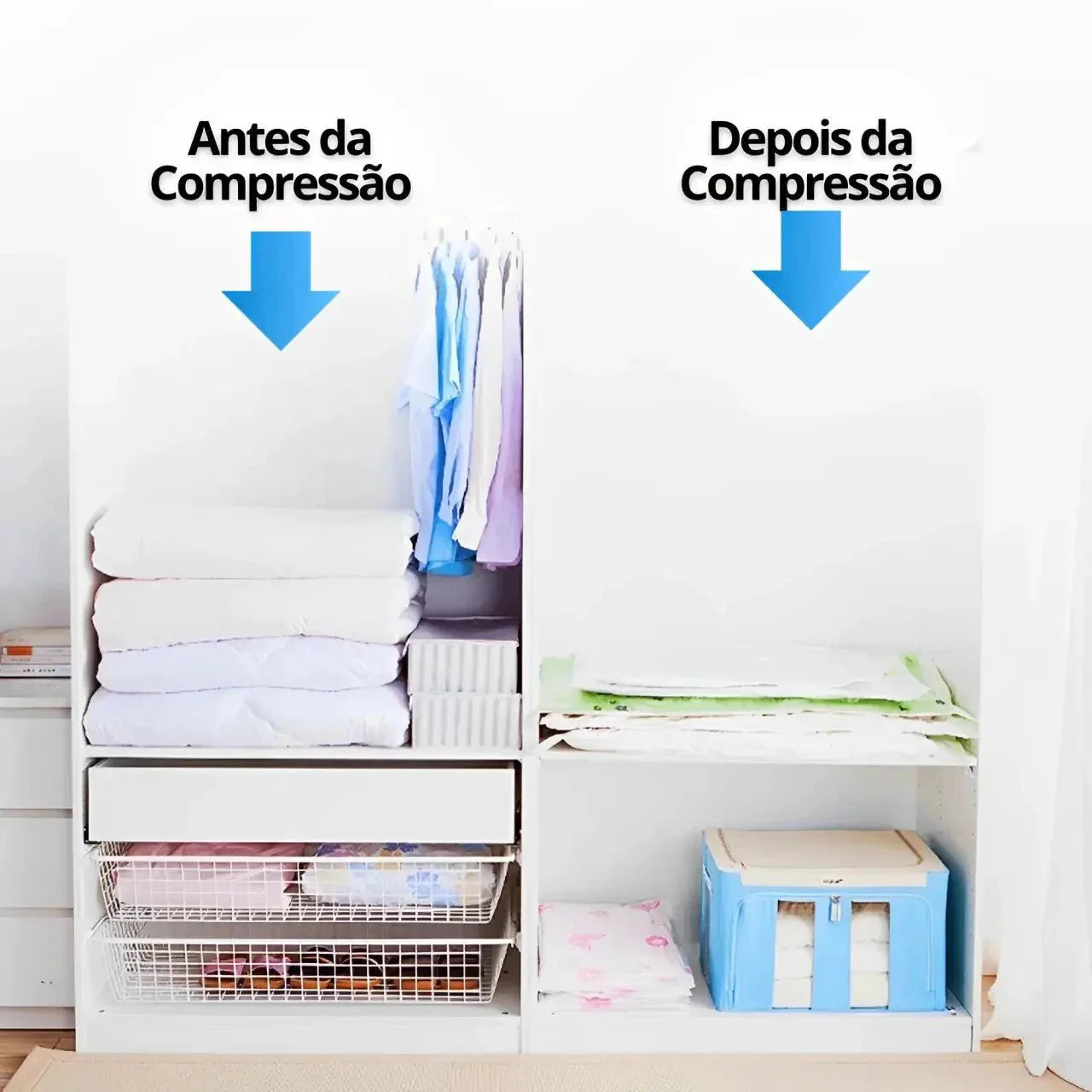 Vacuum Pro – Kit Compactador com Bomba Elétrica